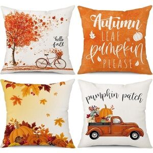 NWT Fall Pillow Covers 18x18 inches